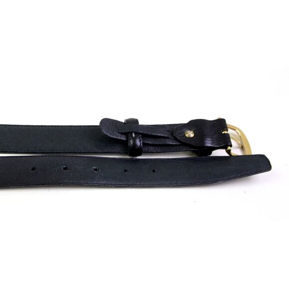 L'Artigiano BLACK REAL LEATHER 1 1/8"Wd CASUAL DRESS MEN'S BELT 38/105-130 (G67 - Picture 12 of 12
